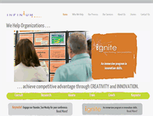 Tablet Screenshot of infinium.biz